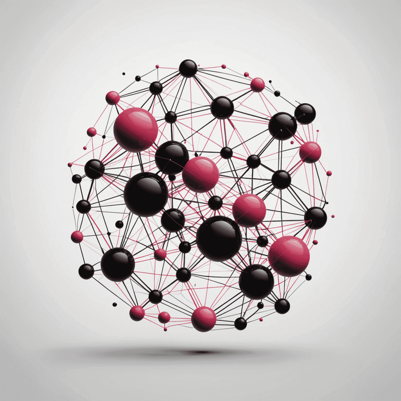 Parcticle Network logo - A modern, abstract design incorporating red, pink, black, and white elements, symbolizing a network of particles